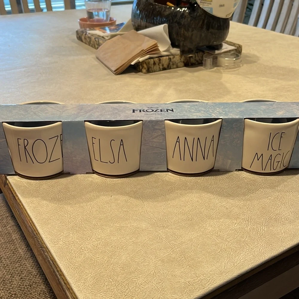 Rae  dunn x Disney frozen set of four ramekins brand new